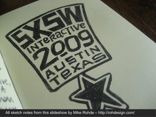 All sketch notes from this slideshow by Mike Rohde – http://rohdesign.com/ 