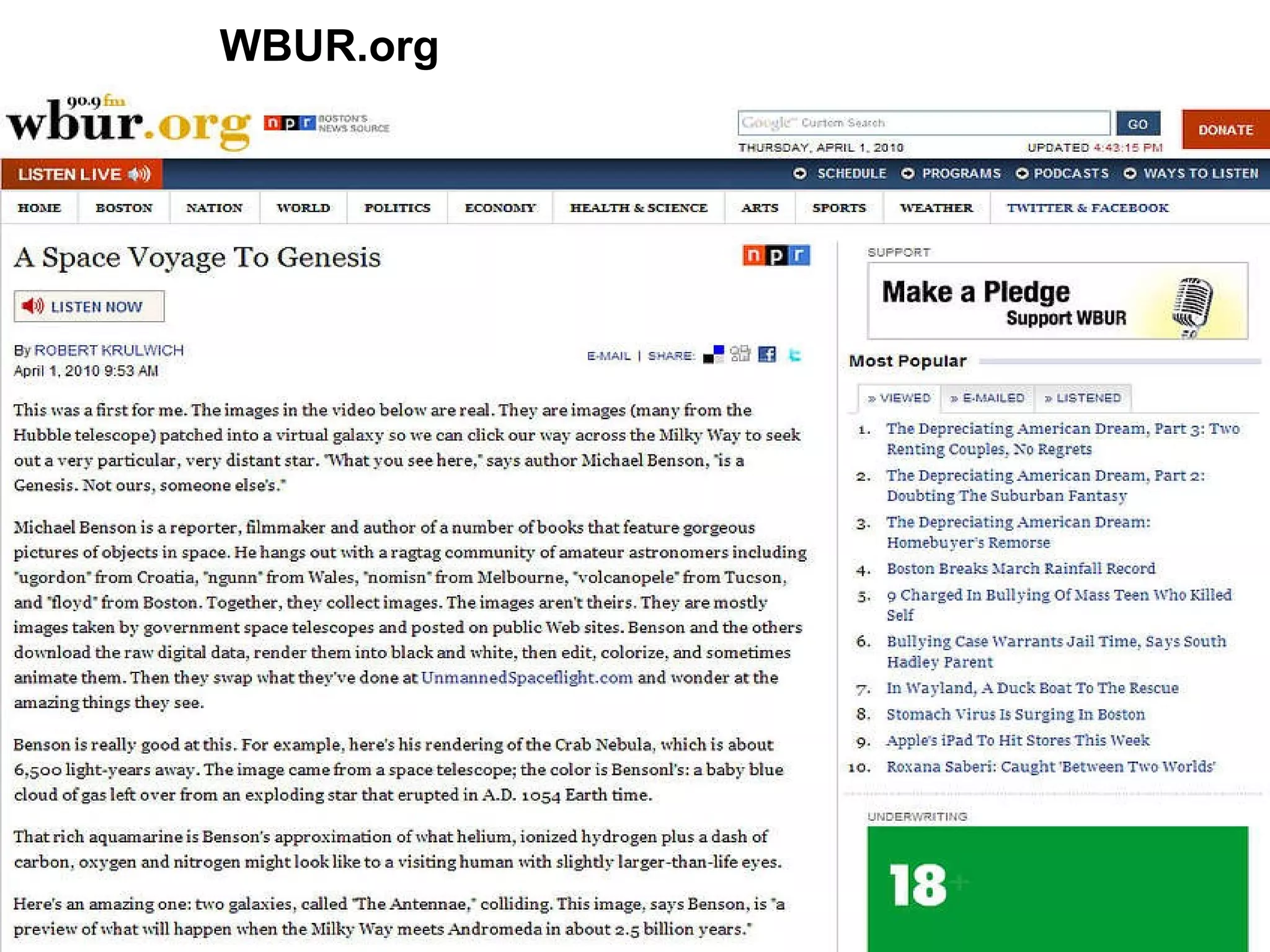 WBUR.org 