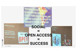 Presentationfrom
26.04.16 SXSW2016 33
SOCIAL  
=
OPEN ACCESS  
=
SUCCESS
 