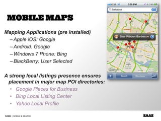 Mobilizing Performance for Search -- SXSW 2011