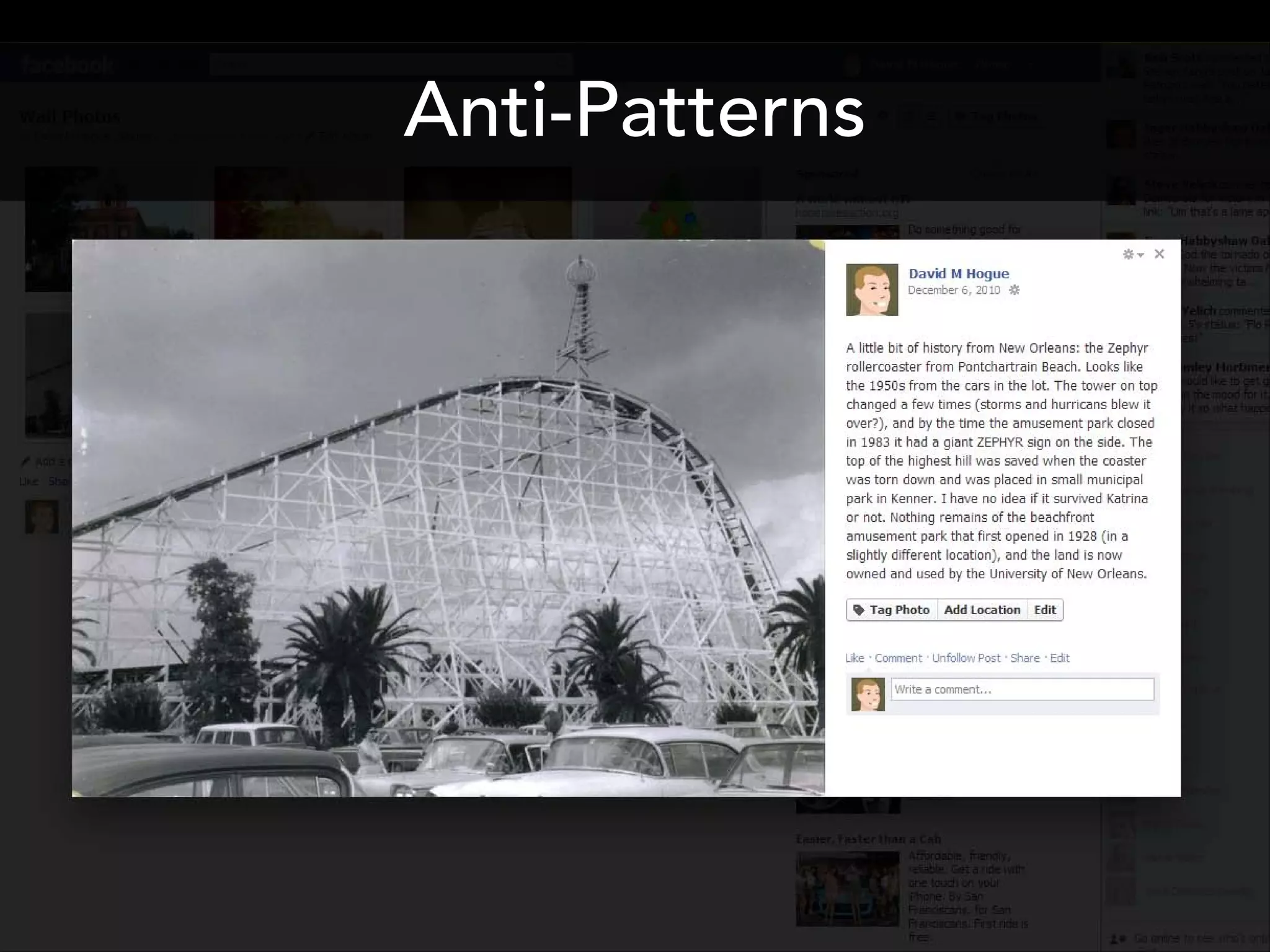 Anti-Patterns
 