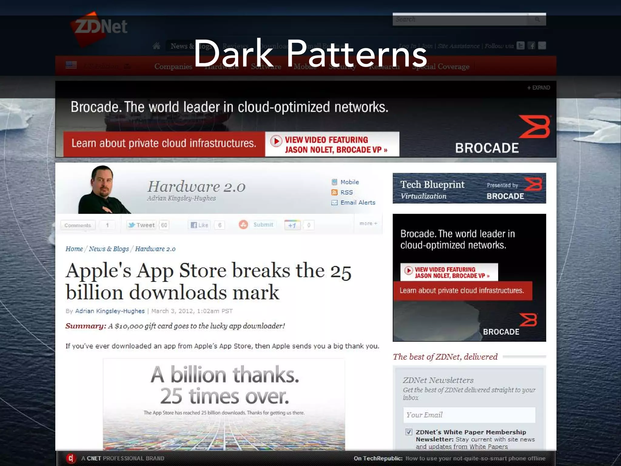 Dark Patterns
 