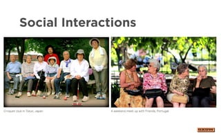 Croquet club in Tokyo, Japan A weekend meet up with friends, Portugal
Social Interactions
 