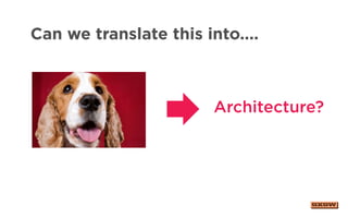 Can we translate this into....
Architecture?
 