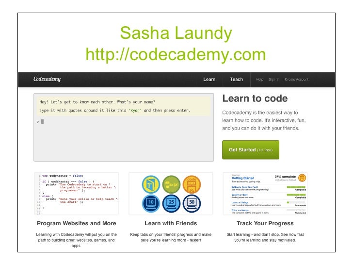 The Learn To Code Movement - SXSW 2013 Submission