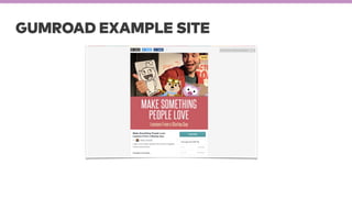 GUMROAD EXAMPLE SITE
 