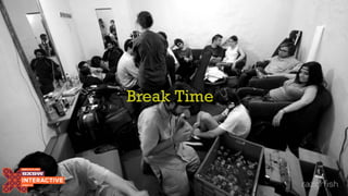 Now…
43
• Designate one person on your team (whoever has the best smartphone
camera!) to take a picture of your sketches. If you need help taking pictures
of your sketches we can help you during break.
• Designate someone from your team to be the prototype owner. Email the
photo to them so that they can have it on their desktop.
• If you need help taking pictures of your sketches we can help you during
break.
Break Time
 