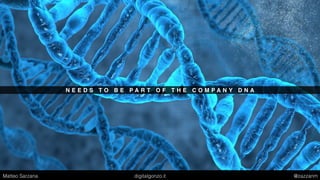 1 % O F G O O G L E P R O F I T F O R C O M M U N I T Y W O R K
Matteo Sarzana digitalgonzo.it @zazzanm
 