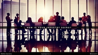 O P P O R T U N I T Y T O D I S R U P T
Matteo Sarzana digitalgonzo.it @zazzanm
 