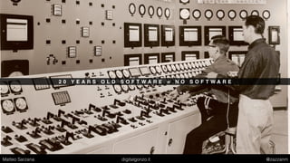 S O F T W A R E E A T I N G S O F T W A R E
Matteo Sarzana digitalgonzo.it @zazzanm
 