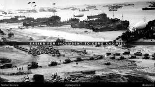 2 0 Y E A R S O L D S O F T W A R E = N O S O F T W A R E
Matteo Sarzana digitalgonzo.it @zazzanm
 