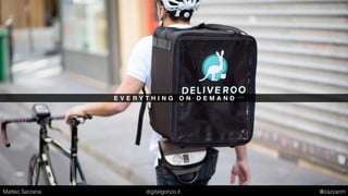 S C I E N C E , I N N O V A T I O N , A R T
Matteo Sarzana digitalgonzo.it @zazzanm
 