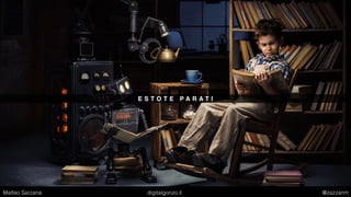 F O O D D E L I V E R Y W A R
Matteo Sarzana digitalgonzo.it @zazzanm
 