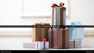 S O F T W A R E V S H A R D W A R E
Matteo Sarzana digitalgonzo.it @zazzanm
 