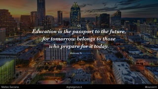 T A K E C A R E
Matteo Sarzana digitalgonzo.it @zazzanm
 