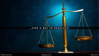 F O S T E R I N N O V A T I O N …
Matteo Sarzana digitalgonzo.it @zazzanm
 