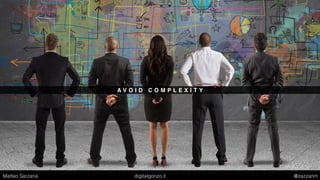 C O N N E C T E D I S N O T I N T E L L I G E N T
Matteo Sarzana digitalgonzo.it @zazzanm
 