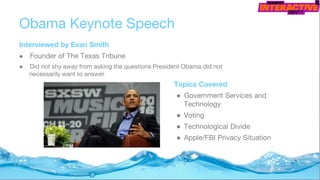 POTUS: Government Services and Technology
The President spoke about new efforts to make government services easier through...