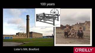 100 years
Lister’s Mill, Bradford
 