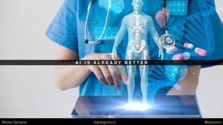 A I I S A L R E A D Y B E T T E R
Matteo Sarzana digitalgonzo.it @zazzanm
 