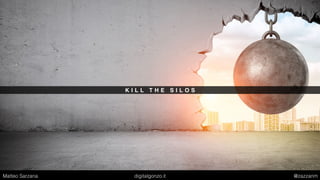 K I L L T H E S I L O S
Matteo Sarzana digitalgonzo.it @zazzanm
 