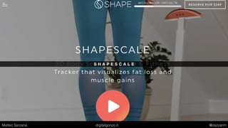 S H A P E S C A L E
Matteo Sarzana digitalgonzo.it @zazzanm
 