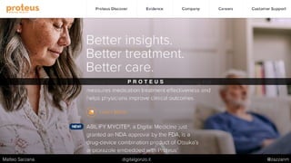 P R O T E U S
Matteo Sarzana digitalgonzo.it @zazzanm
 