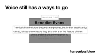I’ve Got No Screens: Internet’s Screenless Future | SXSW 2018