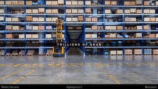 T R I L L I O N S O F S K U S
Matteo Sarzana digitalgonzo.it @zazzanm
 