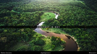 C O N T E X T I S K E Y
Matteo Sarzana digitalgonzo.it @zazzanm
 