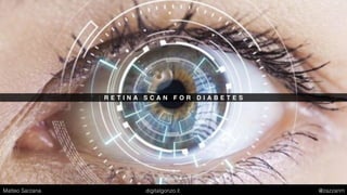 R E T I N A S C A N F O R D I A B E T E S
Matteo Sarzana digitalgonzo.it @zazzanm
 