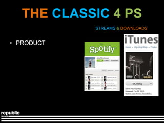 THE CLASSIC 4 PS
            STREAMS & DOWNLOADS


• PRODUCT
 