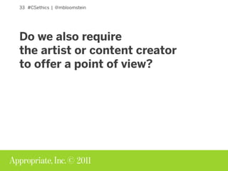 Creation, Curation, and the Ethics of Content Strategy