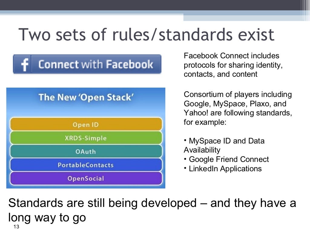 Two sets of rules/standards exist