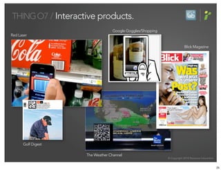 THING O7 / Interactive products.
                                 Google Goggles/Shopping
Red Laser


                    ...