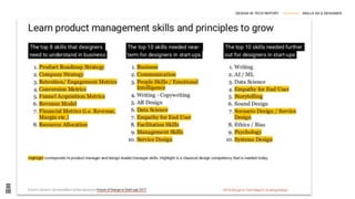 DESIGN IN TECH REPORT --------------- SKILLS AS A DESIGNER
 