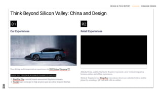 DESIGN IN TECH REPORT --------------- CHINA AND DESIGN
 