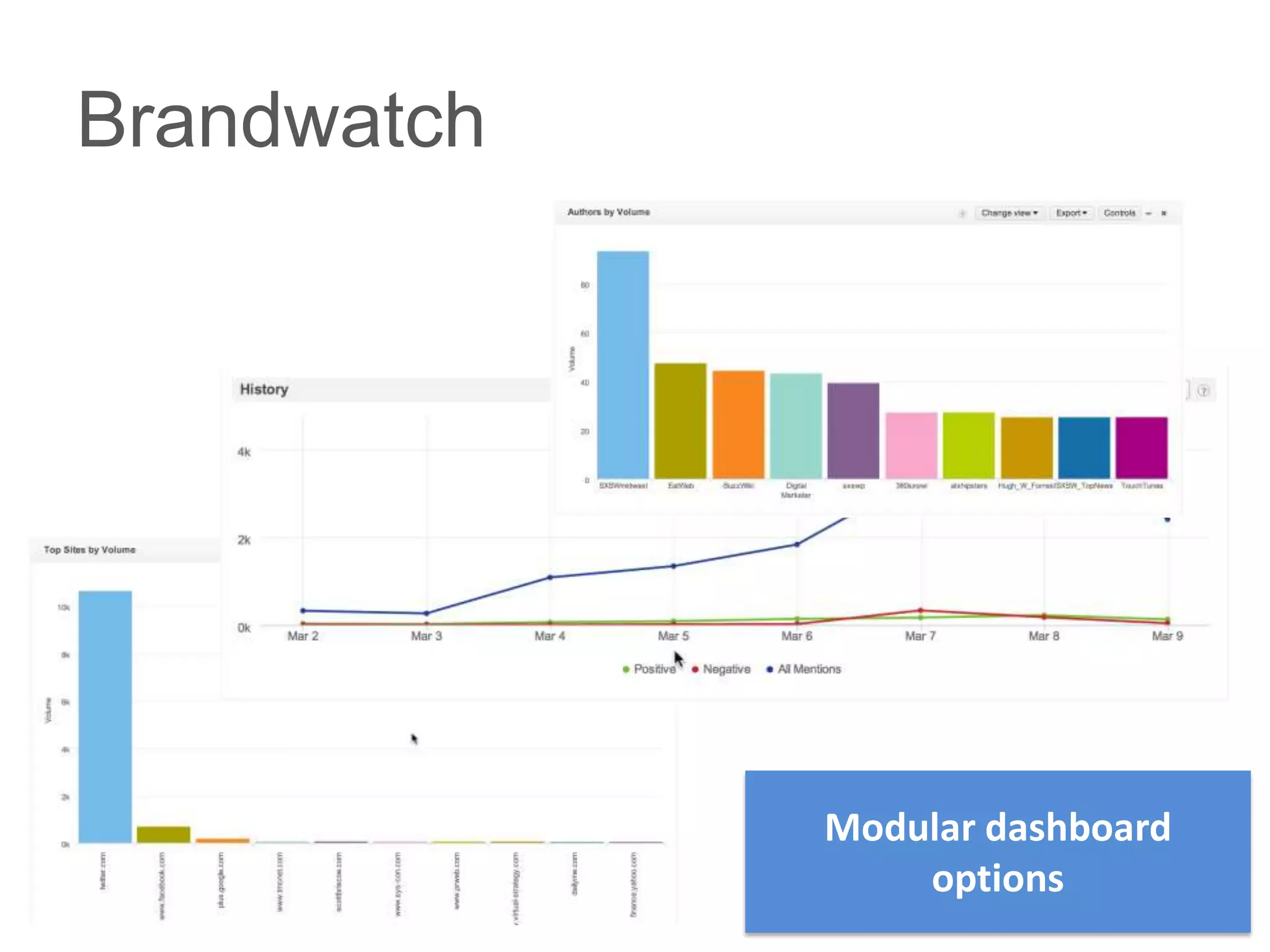 Brandwatch




             Modular dashboard
                 options
 