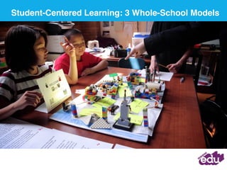 Student-Centered Learning: 3 Whole-School Models
 