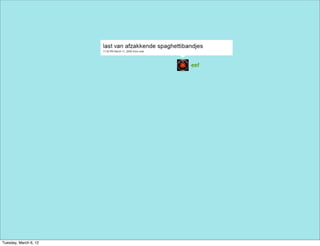 Tuesday, March 6, 12
 