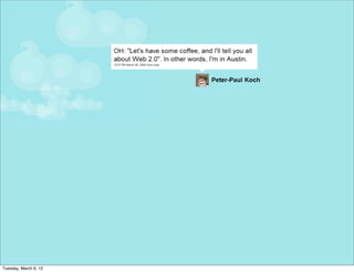 Tuesday, March 6, 12
 