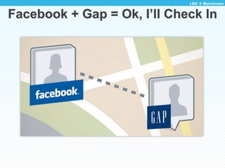 LBS à Mainstream


Facebook + Gap = Ok, I’ll Check In
 