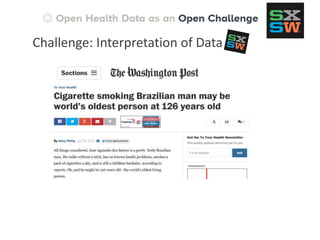 Challenge: Interpretation of Data
 