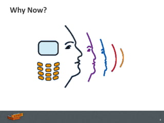 Why Now?




           8
 