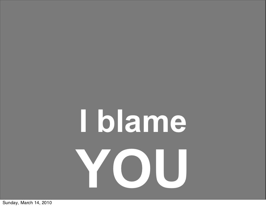 I Blame Sunday March 14