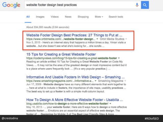 @crestodina #ROIofSEO
 