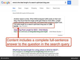 @crestodina #ROIofSEO
 