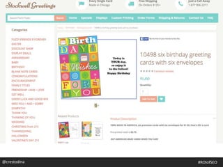 @crestodina@crestodina #ROIofSEO
 