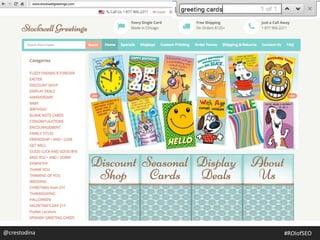 @crestodina@crestodina #ROIofSEO
 