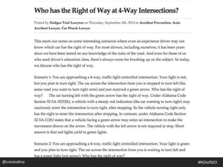 @crestodina@crestodina #ROIofSEO
 